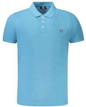Norway 1963 Light Blue Cotton Polo Shirt