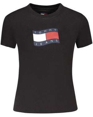 Tommy Hilfiger Black Cotton 's T