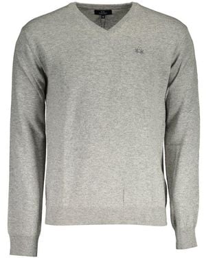 La Martina Wool Jumper - Grey