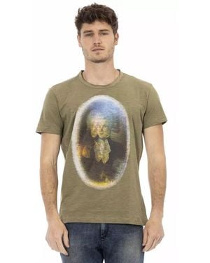TRUSSARDI ACTION Cotton T-Shirt - Green