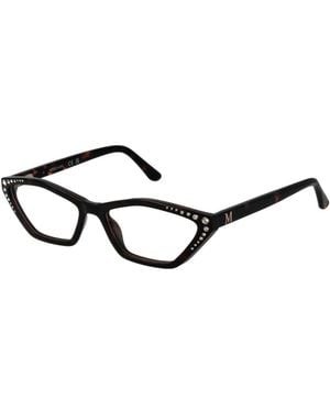 MARCIANO BY GUESS Brown Stainless Steel Glasses (frames) - Black