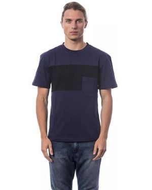 Verri Blue Cotton Men T