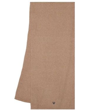 Pieces Beige Recycled Polyester Scarf - Brown