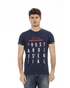 TRUSSARDI ACTION Blue Cotton T