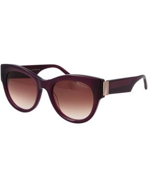 Ted Baker Purple Acetate Sunglasses - Brown