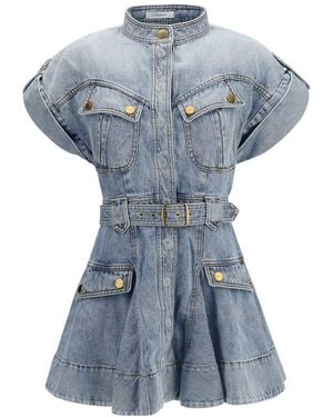 Zimmermann Cotton Casual Dress - Blue
