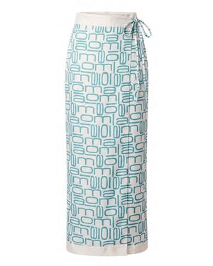 Malo Blue Silk 's Pants