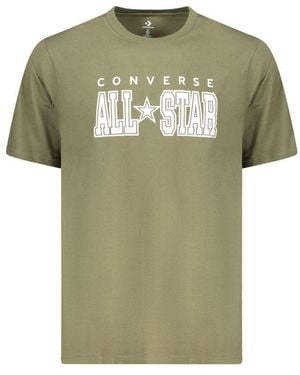 Converse Verde Cotton Men Shirt - Green