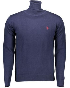 U.S. POLO ASSN. Blue Cotton Men's Jumper