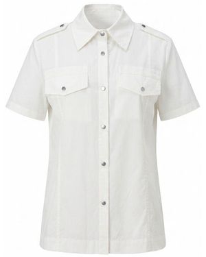 MR & MRS White Cotton Shirt