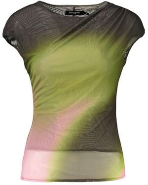 Desigual Green Polyester T