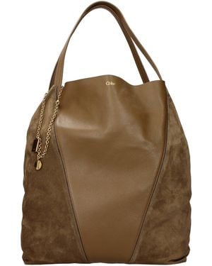 Chloé Brown Leather Shoulder Bag