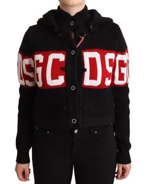 Gcds Gcd Chic Cashmere Cardigan Jacket - Black