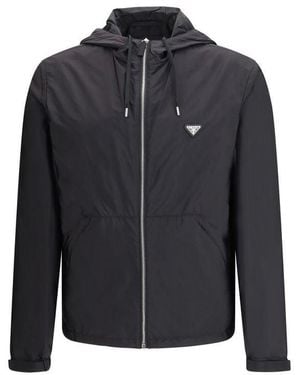 Prada Black Recycled Polyamide Clothing