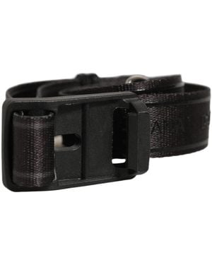 Dolce & Gabbana Men Black Nylon Webbing Plastic Buckle Belt