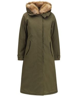 Woolrich Cotton Parka - Green