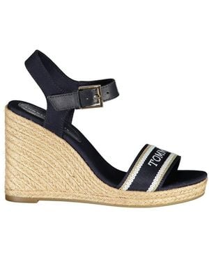 Tommy Hilfiger Blue Polyester Sandal