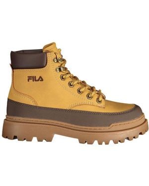 Fila Giallo Polyurethane Woman Trainer - Brown