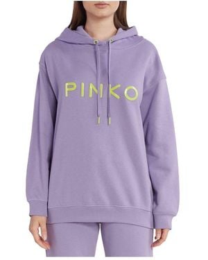 Pinko Purple Cotton Sweater