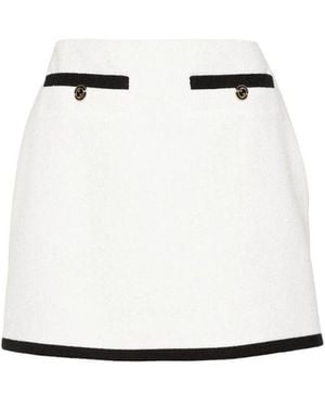 Gucci Tweed Mini Skirt - White