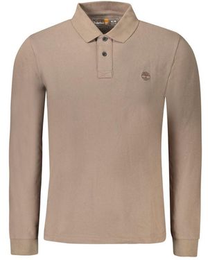 Timberland Slim Fit Long Sleeve Polo - Natural