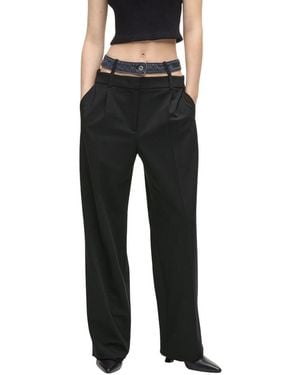 KARL LAGERFELD Polyester Casual Pants - Black