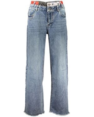 Desigual Blue Cotton S Jeans