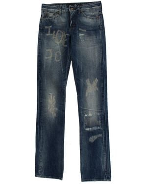 Roberto Cavalli Elegant Flare Fit Denim Jeans - Blue