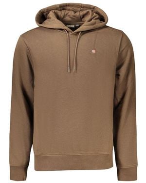 Napapijri Brown Cotton Men's Sweatshirt