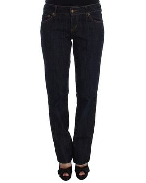 Roberto Cavalli Chic Straight Fit Designer Jeans - Blue