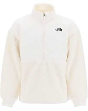 The North Face Platte Sherpa Fleece Jacket - White