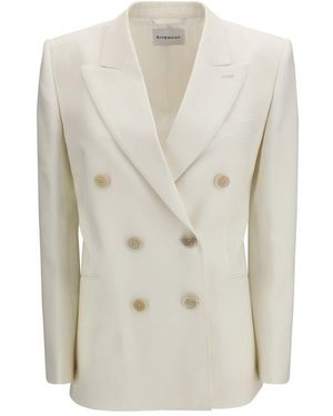 Givenchy White Wool Oves Aries Jacket