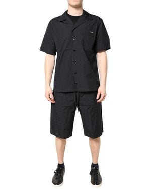 Dolce & Gabbana Cotton Pyjama Set Sleepwear - Black