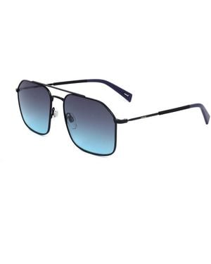 Levi's Gray Stainless Steel Stainless Steel Sunglasses - Blue