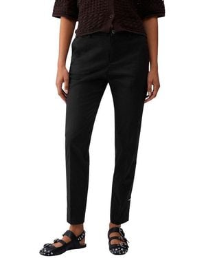Liu Jo Cotton Chino Pants - Black