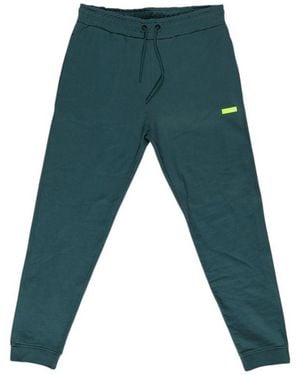 Refrigiwear Black Cotton Sweatpants (workout Pants) - Green