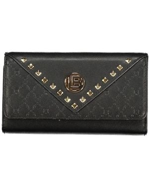 Laura Biagiotti Black Polyurethane Wallet