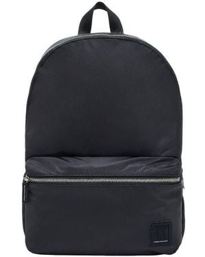 ARMANI EXCHANGE Black Polyamide Backpack - Blue