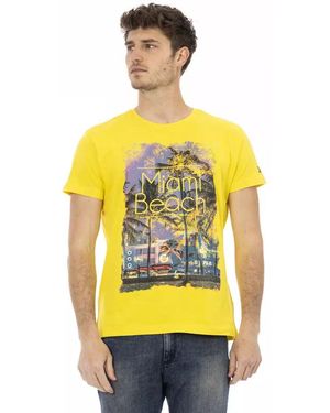 TRUSSARDI ACTION Yellow Cotton Men T
