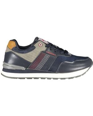 Carrera Sleek Sports Sneakers With Logo Accent - Blue