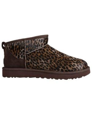 UGG Brown Suede Leather Ankle Boots