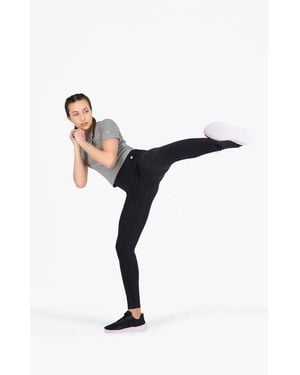 Champion Black Cotton Leggings - Blue