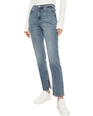 Calvin Klein Blue Cotton Slim Fit Jean