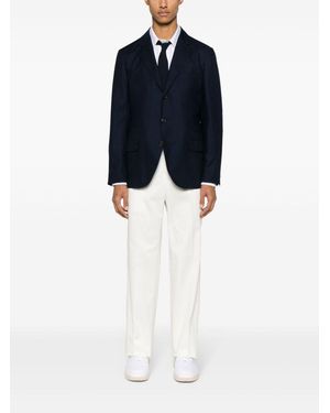 Thom Browne Low-waisted Trousers - Blue