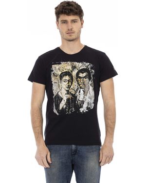 TRUSSARDI ACTION Black Cotton T