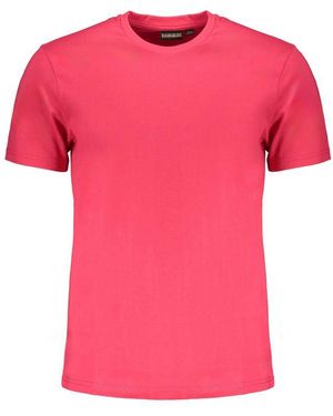 Napapijri Cotton T-Shirt - Pink