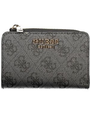 Guess Black Polyethylene Wallet - Gray