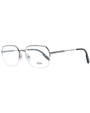 ZEGNA Grey Metal Glasses (frames) - Metallic