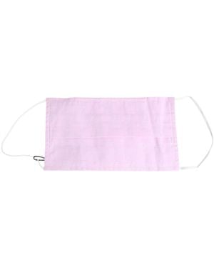 Dolce & Gabbana Pink Cotton Logo Elastic Ear Strap Face Mask