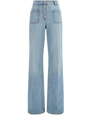 Valentino Blue Cotton Jeans Denim
